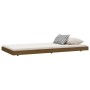 Honey brown solid pine wood bed frame 75x190 cm by vidaXL, Beds and slatted bases - Ref: Foro24-823512, Price: 61,52 €, Disco...