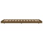 Honey brown solid pine wood bed frame 75x190 cm by vidaXL, Beds and slatted bases - Ref: Foro24-823512, Price: 61,52 €, Disco...