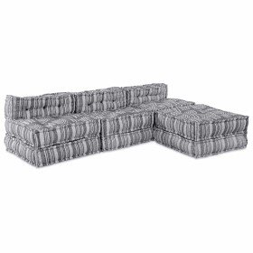 Almohada 4 pcs Gris Claro 70 x 70 x 54 cm Poliéster Almohada 4 pcs Gris Claro 70 x 70 x 54 cm Poliéster