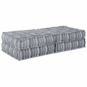 Almohada 2 pcs Gris Claro 70 x 70 x 36 cm Poliéster
