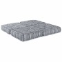 Almohada 2 pcs Gris Claro 70 x 70 x 36 cm Poliéster