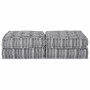 Almohada 2 pcs Gris Claro 70 x 70 x 36 cm Poliéster