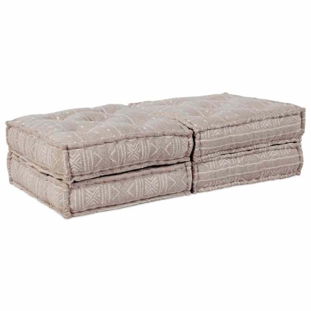 Almohada 2 pcs Marrón 70 x 70 x 36 cm Poliéster