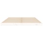 Estructura de cama madera maciza de pino blanco 135x190 cm de vidaXL, Camas y somieres - Ref: Foro24-823470, Precio: 96,17 €,...
