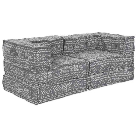 Almohada 2 pcs Gris Claro 70 x 70 x 54 cm Poliéster