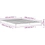 Massives Bettgestell aus weißem Kiefernholz, 135 x 190 cm von vidaXL, Betten und Lattenroste - Ref: Foro24-823470, Preis: 95,...
