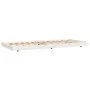 Estructura de cama madera maciza de pino blanco 75x190 cm de vidaXL, Camas y somieres - Ref: Foro24-823510, Precio: 73,27 €, ...