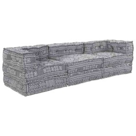 Almohada 3 pcs Gris Claro 70 x 70 x 54 cm Poliéster