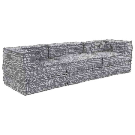 Almohada 3 pcs Gris Claro 70 x 70 x 54 cm Poliéster