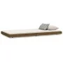 Estructura de cama madera maciza pino marrón miel 100x200 cm de vidaXL, Camas y somieres - Ref: Foro24-823492, Precio: 105,10...