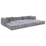 Almohada 3 pcs Gris Claro 70 x 70 x 54 cm Poliéster