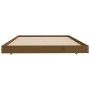 Estructura de cama madera maciza pino marrón miel 100x200 cm de vidaXL, Camas y somieres - Ref: Foro24-823492, Precio: 106,50...