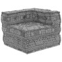 Almohada 3 pcs Gris Claro 70 x 70 x 54 cm Poliéster