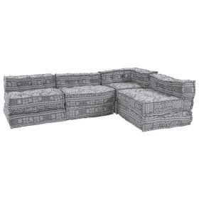 Almohada 4 pcs Gris Claro 70 x 70 x 54 cm Poliéster Almohada 4 pcs Gris Claro 70 x 70 x 54 cm Poliéster