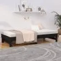 Sofá cama extraíble madera maciza de pino negro 2x(80x200) cm de vidaXL, Camas y somieres - Ref: Foro24-823388, Precio: 173,8...
