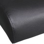Sofá cama con dos cojines cuero artificial ajustable negro de vidaXL, Sofás - Ref: Foro24-241722, Precio: 189,87 €, Descuento: %