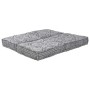 Almohada 2 pcs Gris Claro 70 x 70 x 36 cm Poliéster