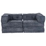 Almohada 2 pcs Azul 70 x 70 x 54 cm Poliéster