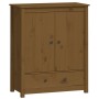 High sideboard solid honey brown pine wood 83x41.5x100 cm by vidaXL, Sideboards - Ref: Foro24-823517, Price: 163,33 €, Discou...