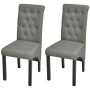 Dining chairs 2 units light gray fabric by vidaXL, dining chairs - Ref: Foro24-242222, Price: 201,31 €, Discount: %