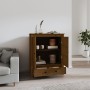 High sideboard solid honey brown pine wood 83x41.5x100 cm by vidaXL, Sideboards - Ref: Foro24-823517, Price: 163,33 €, Discou...