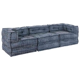 Almohada 3 pcs Azul 70 x 70 x 54 cm Poliéster