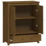High sideboard solid honey brown pine wood 83x41.5x100 cm by vidaXL, Sideboards - Ref: Foro24-823517, Price: 161,26 €, Discou...