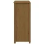 High sideboard solid honey brown pine wood 83x41.5x100 cm by vidaXL, Sideboards - Ref: Foro24-823517, Price: 161,26 €, Discou...