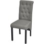 Esszimmerstühle 2 Einheiten hellgrauer Stoff von vidaXL, Essstühle - Ref: Foro24-242222, Preis: 201,43 €, Rabatt: %