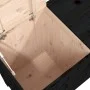 Wäschetruhe aus massivem schwarzem Kiefernholz, 88,5 x 44 x 76 cm von vidaXL, Wäschekörbe - Ref: Foro24-823583, Preis: 108,92...