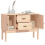 Solid pine wood sideboard 110x40x78 cm by vidaXL, Sideboards - Ref: Foro24-823524, Price: 138,40 €, Discount: %