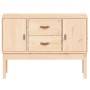 Solid pine wood sideboard 110x40x78 cm by vidaXL, Sideboards - Ref: Foro24-823524, Price: 138,40 €, Discount: %