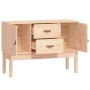 Solid pine wood sideboard 110x40x78 cm by vidaXL, Sideboards - Ref: Foro24-823524, Price: 138,40 €, Discount: %