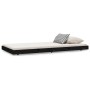 Estructura de cama madera maciza de pino negro 75x190 cm de vidaXL, Camas y somieres - Ref: Foro24-823513, Precio: 87,13 €, D...