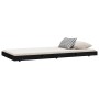 Estructura de cama madera maciza de pino negro 75x190 cm de vidaXL, Camas y somieres - Ref: Foro24-823513, Precio: 87,13 €, D...