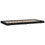 Bettgestell aus massivem schwarzem Kiefernholz, 75 x 190 cm von vidaXL, Betten und Lattenroste - Ref: Foro24-823513, Preis: 8...