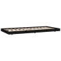 Estructura de cama madera maciza de pino negro 75x190 cm de vidaXL, Camas y somieres - Ref: Foro24-823513, Precio: 87,13 €, D...