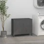 Laundry trunk solid gray pine wood 88.5x44x76 cm by vidaXL, Laundry baskets - Ref: Foro24-823581, Price: 109,98 €, Discount: %