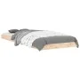 Solid pine wood bed frame 75x190 cm by vidaXL, Beds and slatted bases - Ref: Foro24-823484, Price: 55,60 €, Discount: %
