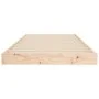 Estructura de cama madera maciza de pino 75x190 cm de vidaXL, Camas y somieres - Ref: Foro24-823484, Precio: 55,33 €, Descuen...