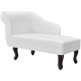 Diván de cuero sintético blanco de vidaXL, Divanes - Ref: Foro24-242405, Precio: 217,46 €, Descuento: %