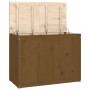 Solid pine wood laundry chest in honey brown color, 88.5x44x66 cm by vidaXL, Laundry baskets - Ref: Foro24-823572, Price: 99,...