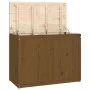 Wäschetruhe aus massivem Kiefernholz honigbraun 88,5x44x66 cm von vidaXL, Wäschekörbe - Ref: Foro24-823572, Preis: 99,80 €, R...