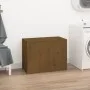 Wäschetruhe aus massivem Kiefernholz honigbraun 88,5x44x66 cm von vidaXL, Wäschekörbe - Ref: Foro24-823572, Preis: 99,80 €, R...