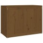 Solid pine wood laundry chest in honey brown color, 88.5x44x66 cm by vidaXL, Laundry baskets - Ref: Foro24-823572, Price: 99,...