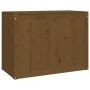 Wäschetruhe aus massivem Kiefernholz honigbraun 88,5x44x66 cm von vidaXL, Wäschekörbe - Ref: Foro24-823572, Preis: 99,80 €, R...