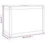 Wäschetruhe aus massivem Kiefernholz honigbraun 88,5x44x66 cm von vidaXL, Wäschekörbe - Ref: Foro24-823572, Preis: 99,80 €, R...