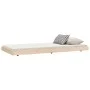 Solid pine wood bed frame 75x190 cm by vidaXL, Beds and slatted bases - Ref: Foro24-823509, Price: 65,00 €, Discount: %