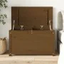 Caja de almacenaje madera maciza pino marrón miel 80x40x45,5 cm de vidaXL, Armarios y almacenamiento - Ref: Foro24-823537, Pr...