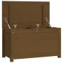 Aufbewahrungsbox aus massivem Kiefernholz in Honigbraun, 80 x 40 x 45,5 cm von vidaXL, Schränke und Lagerung - Ref: Foro24-82...